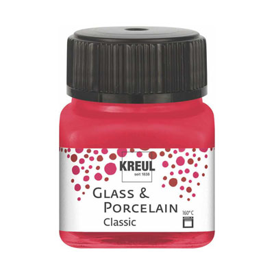 Boja za porculan HOBBY Line Porcelain Brillant 160° C | više nijansi - Karmin crvena