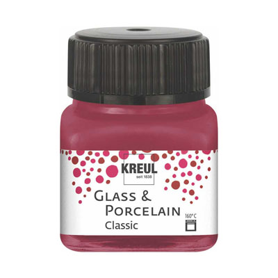 Boja za porculan HOBBY Line Porcelain Brillant 160° C | više nijansi - Granat crvena