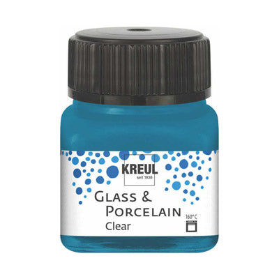 Boja za porculan HOBBY Line Porcelain Brillant 160° C | više nijansi - Cijan plava