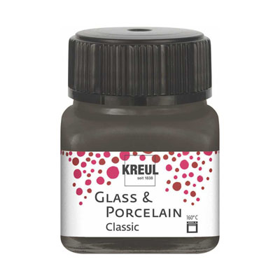 Boja za porculan HOBBY Line Porcelain Brillant 160° C | više nijansi - Tamnosmeđa