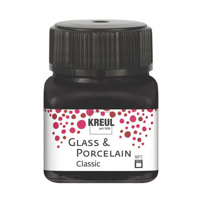 Boja za porculan HOBBY Line Porcelain Brillant 160° C | više nijansi - Crna