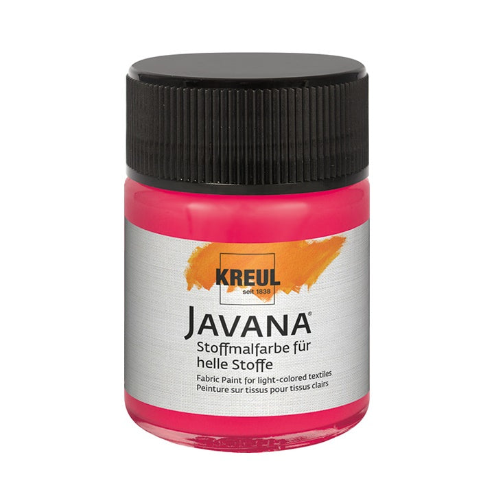 JAVANA boja za tekstil za svijetle tkanine 50 ml | razne boje | ARTMIE