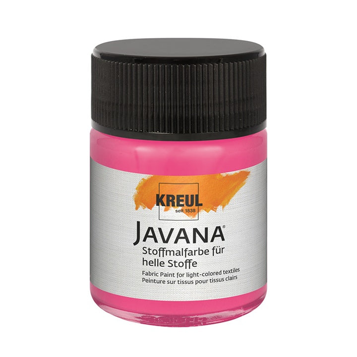 JAVANA boja za tekstil za svijetle tkanine 50 ml | razne boje | ARTMIE