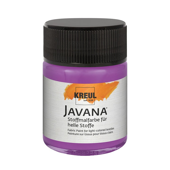 JAVANA boja za tekstil za svijetle tkanine 50 ml | razne boje | ARTMIE