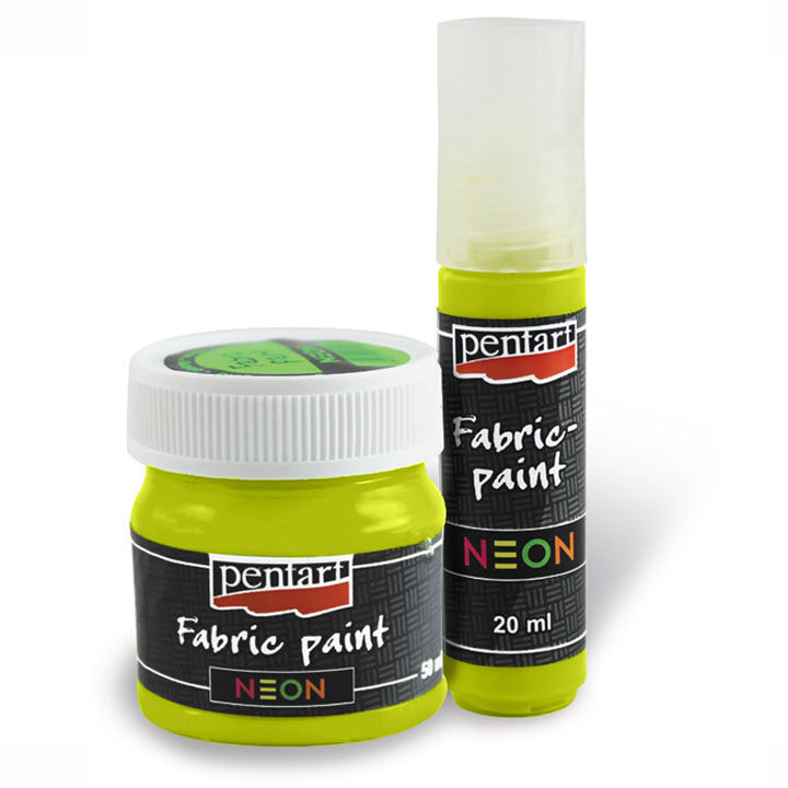 Boja za tekstil NEON 20 ml | razne boje — slika 2