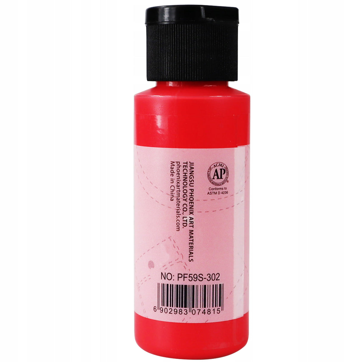 Boja za tekstil Phoenix 59 ml grimizna 302