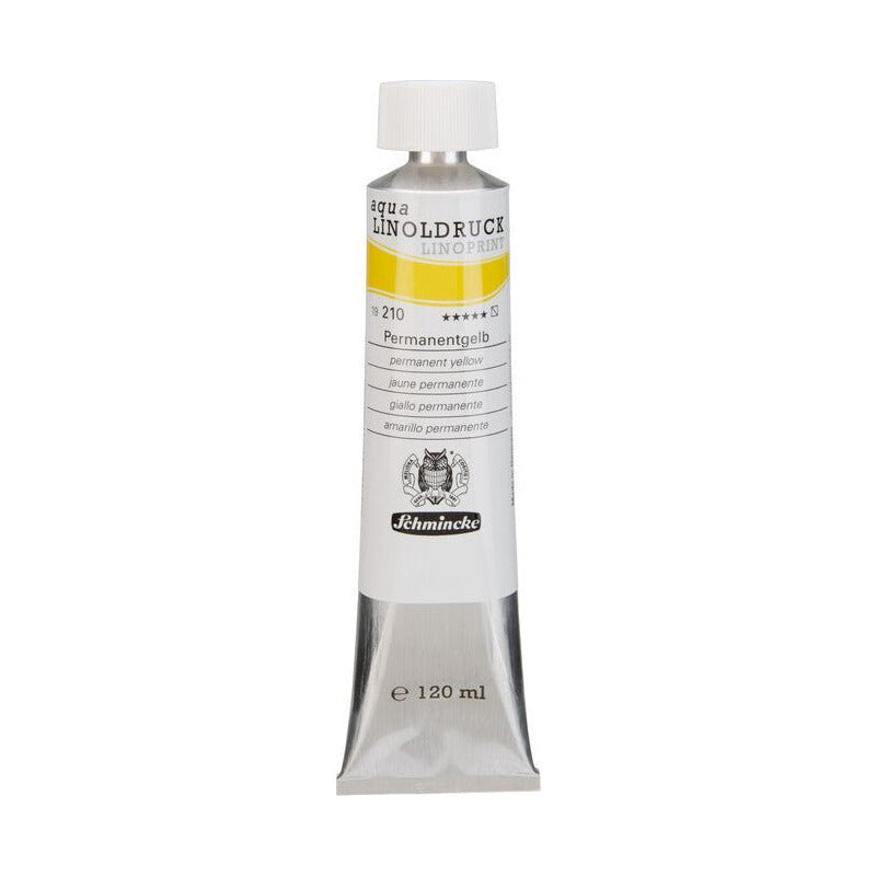 Boje za linorez Schmincke aqua-LINOPRINT 120 ml – 210 Permanentno žuta