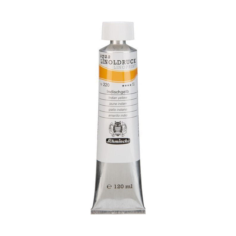 Boje za linorez Schmincke aqua-LINOPRINT 120 ml – 220 Indijsko žuta