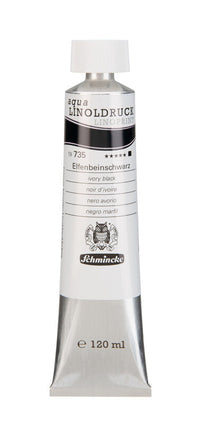 Boje za linorez Schmincke aqua-LINOPRINT 120 ml – 735 Bjelokosno crna