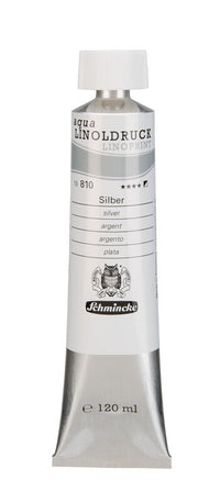 Boje za linorez Schmincke aqua-LINOPRINT 120 ml – 810 Srebrna