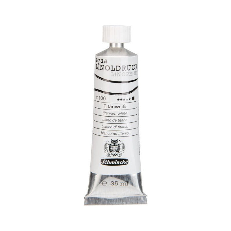 Boje za linorez Schmincke aqua-LINOPRINT 35 ml – 100 Titan bijela