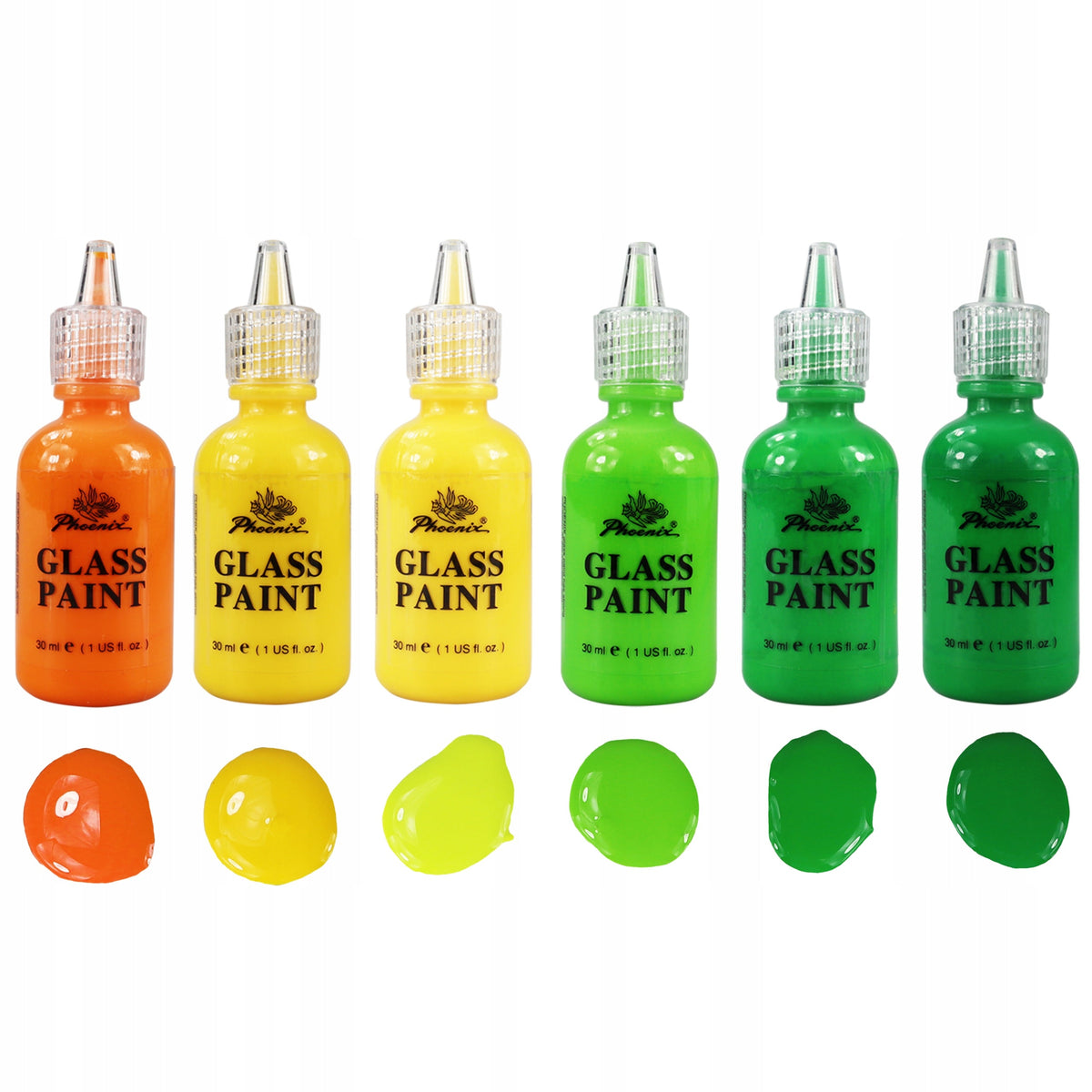 Boje za staklo Phoenix - 18 x 30 ml