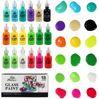 Boje za staklo Phoenix - 18 x 30 ml