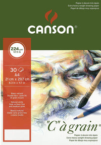 Blok za skiciranje CANSON C a grain 224 g/m² A3 - 30 listova, sitnozrnati lijepljeni