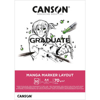 Canson Graduate Manga blok 200 g/m² 30 listova A3 ljepljen