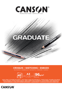 Canson Graduate skicar 96 g/m² 40L A3 lijepljeni