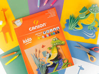 CANSON Kids blok papira u boji 185 g/m² - 10 listova, 24 x 32 cm