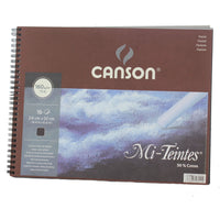 Canson Mi-Teintes blok za pastel 160 g/m² 16L 24 x 32 cm crni