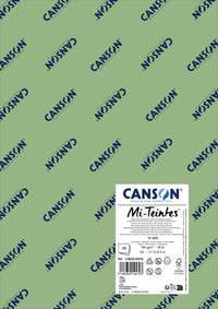 Papir za pastel Canson Mi-Teintes A3 160 g - 10 listova – Svijetlo zelena 480