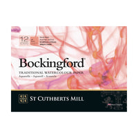 CANSON St Cuthberts Bockingford akvarelni blok glatki (HP) bijeli 300 g/m² - 12 listova