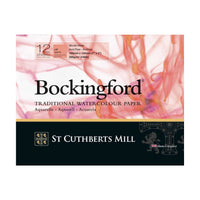 CANSON St Cuthberts Bockingford akvarelni blok glatki (HP) bijeli 300 g/m² - 12 listova