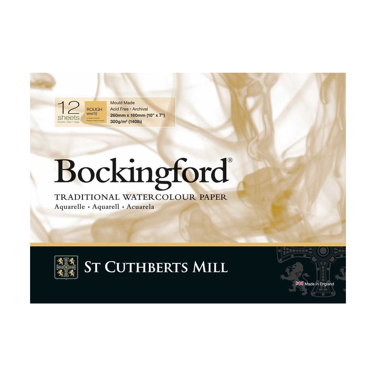 CANSON St Cuthberts Bockingford akvarelni blok Rough 300 g/m² - 12 listova