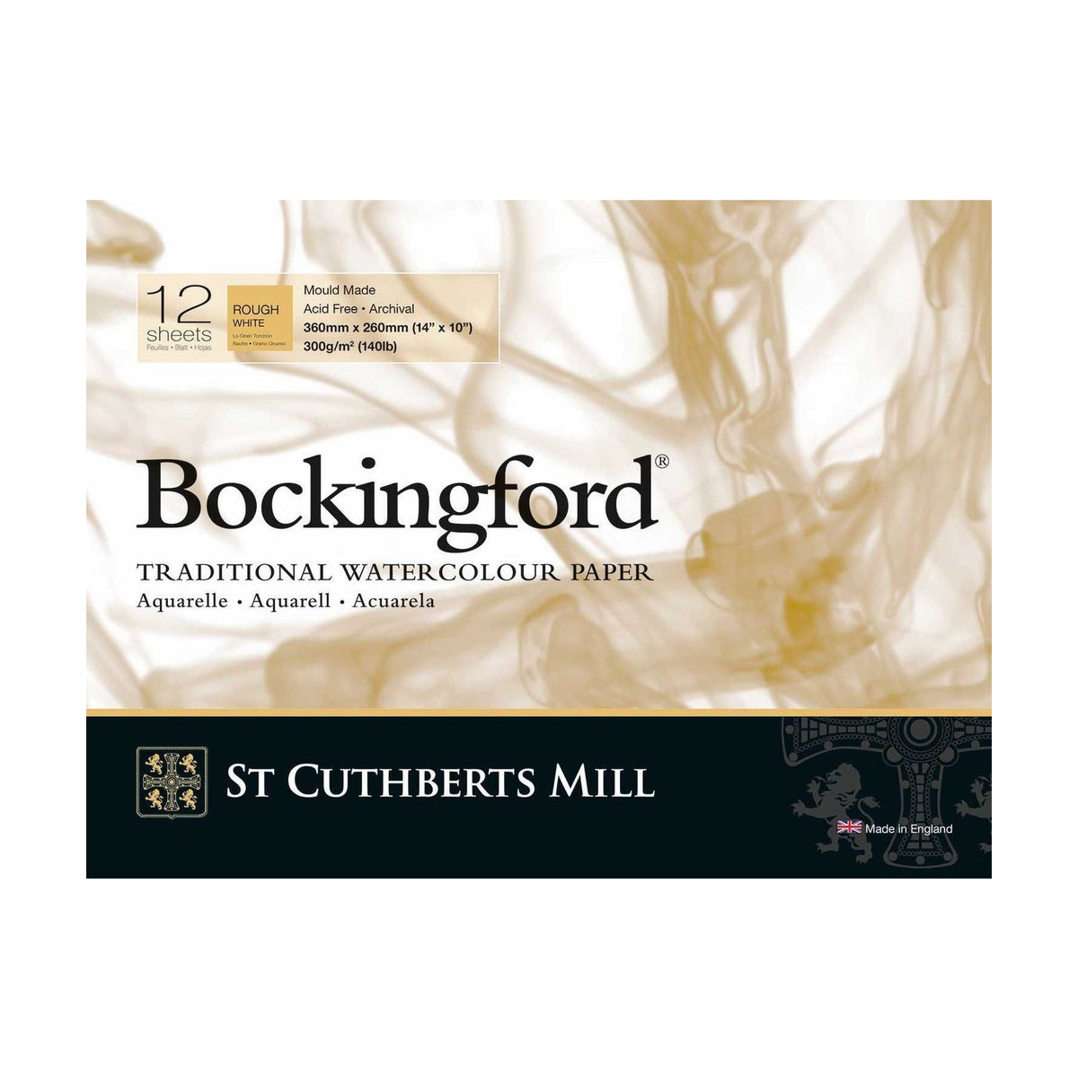 CANSON St Cuthberts Bockingford akvarelni blok Rough 300 g/m² - 12 listova