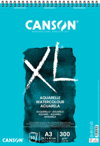 CANSON XL Aquarelle akvarelni blok 300 g/m² A3 - 30 listova, spirala