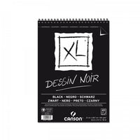 CANSON Canson XL Dessin Black blok za skiciranje 150 g/m², 40 listova, A4, spiralni uvez