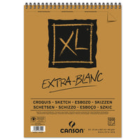 Blok za skiciranje CANSON XL Extra Blanc 90 g/m² 120 listova A4 spiralni uvez gore