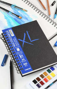 Canson XL Mix Media Textured blok 300 g/m² 68 listova A4 lijepljeni