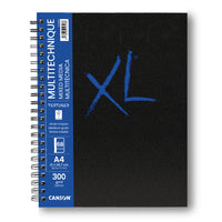 Canson XL Mix Media Textured blok 300 g/m² 68 listova A4 lijepljeni