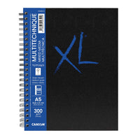 Canson XL Mix Media Textured ljepljeni blok A5, 300 g/m², 68 listova