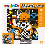 Carioca baršunaste bojanke 4 kom – VAN ORTON Art
