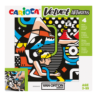 Carioca baršunaste bojanke 4 kom – VAN ORTON Street