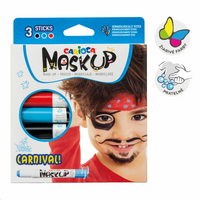 Carioca boje za lice u stiku 3 kom – Karneval