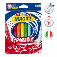 Carioca čarobni flomasteri - brisivi, 10 kom, miks boja