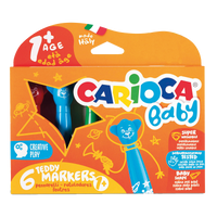 Carioca flomasteri Baby okrugli vrh, miks boja