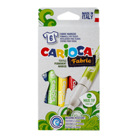 Carioca markeri za tekstil, maxi vrh, miks boja