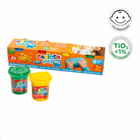 Carioca masa za modeliranje Baby Do 1+, 150 g, mix boja – 4 ×