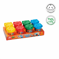Carioca masa za modeliranje Baby Do 1+, 150 g, mix boja – 8 ×