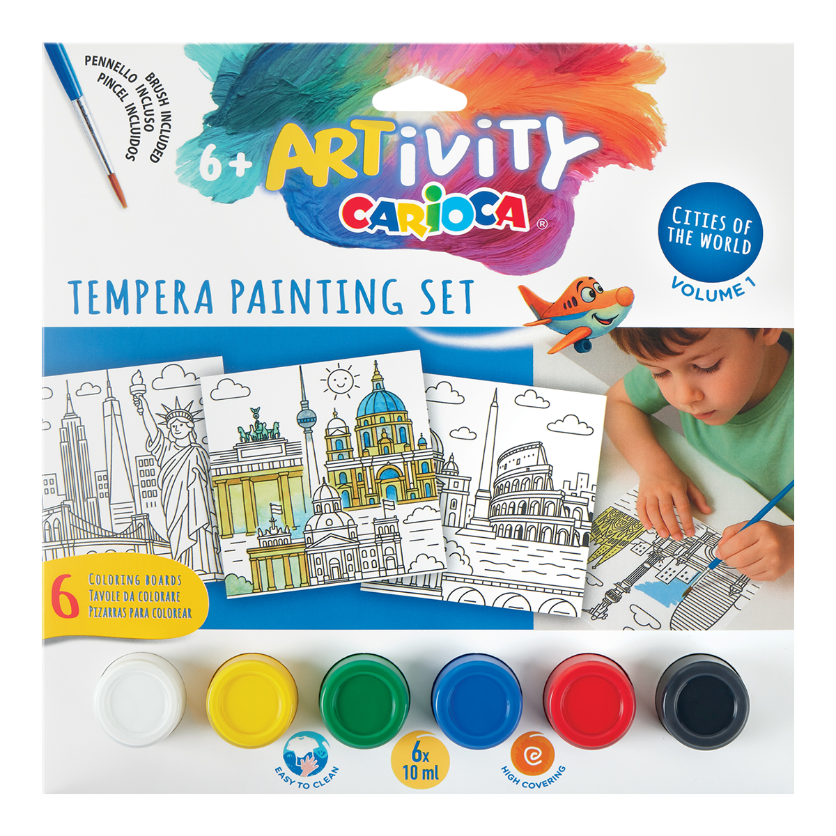 Carioca set bojanka s temperama ARTivity Veliki gradovi – 1, 6+