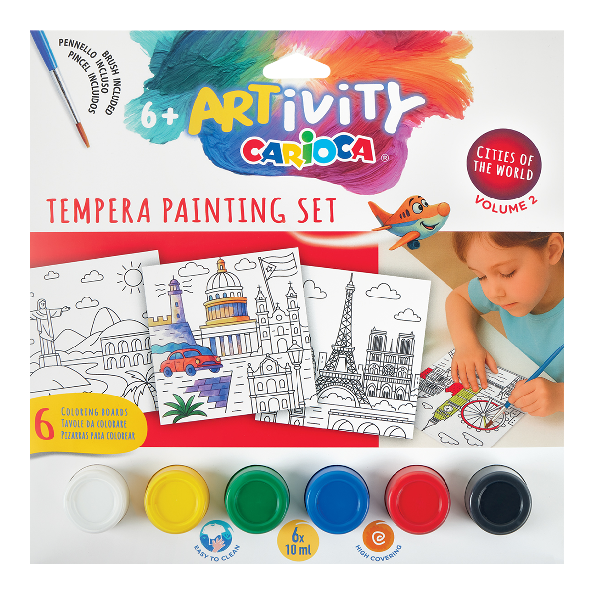 Carioca set bojanka s temperama ARTivity Veliki gradovi – 2, 6+