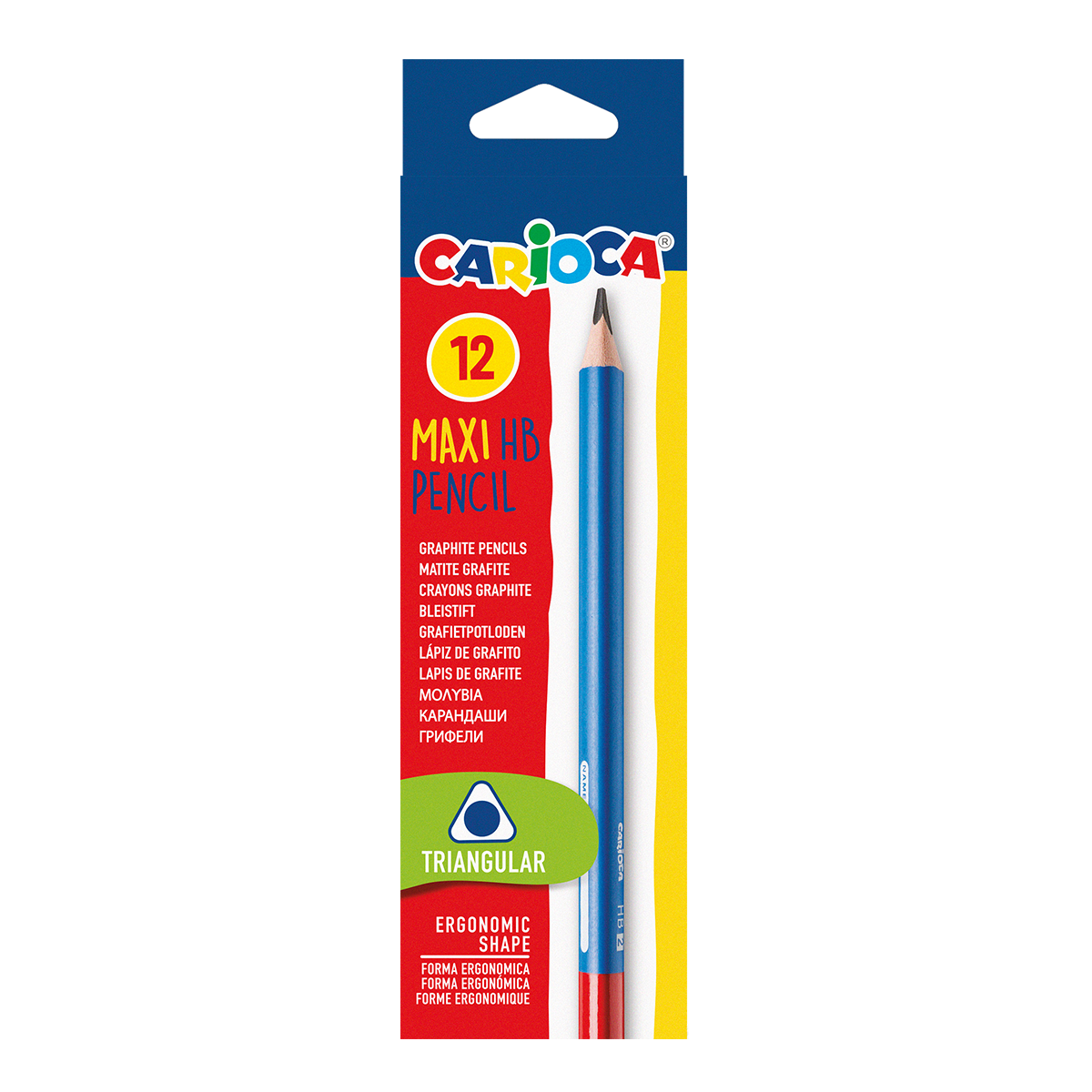 Carioca trokutasta olovka HB Maxi