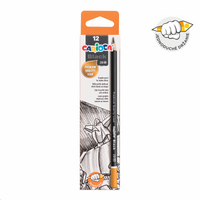Carioca trostrana olovka Black, 12 kom – 0/2B