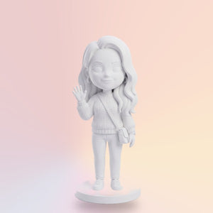 Bijela 3D figurica 22 cm