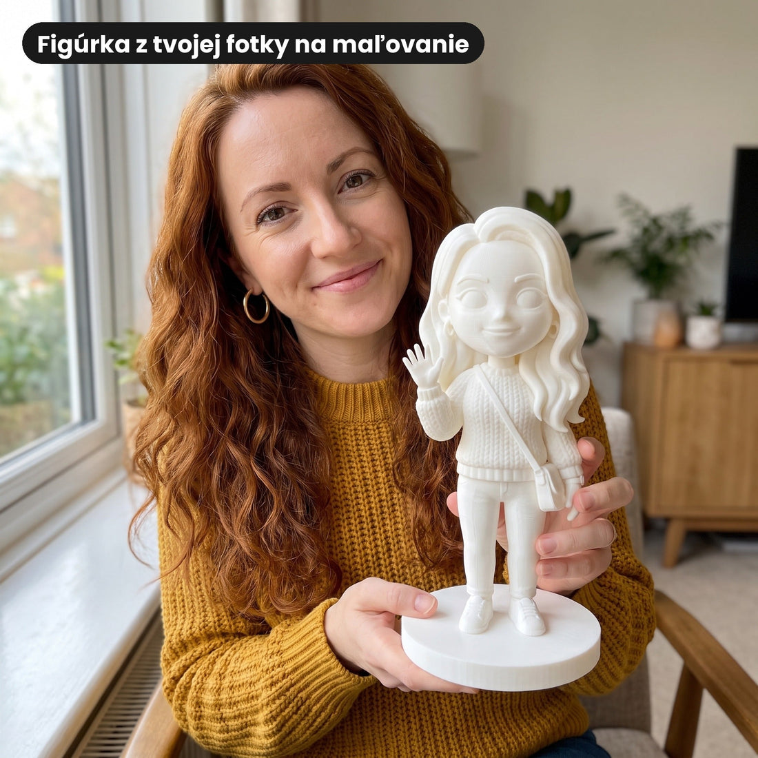 Chibi figurica s fotografije za bojanje