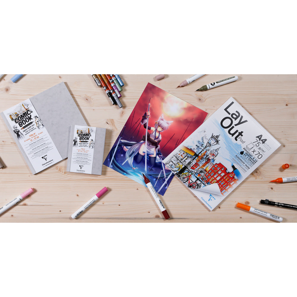 Clairefontaine blok za stripove 220 g 32L ljepljen