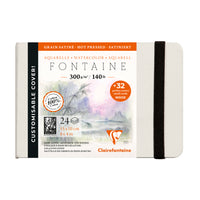 Clairefontaine Fontaine akvarelna knjiga HP 300 g 24L tvrdi uvez