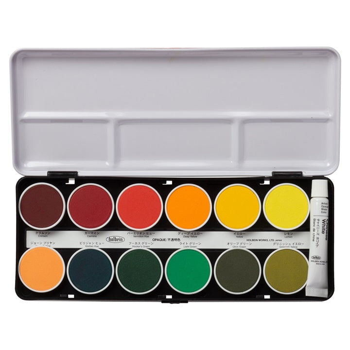 Akvarele Cake Colors Opaque - Holbein – 12 kom